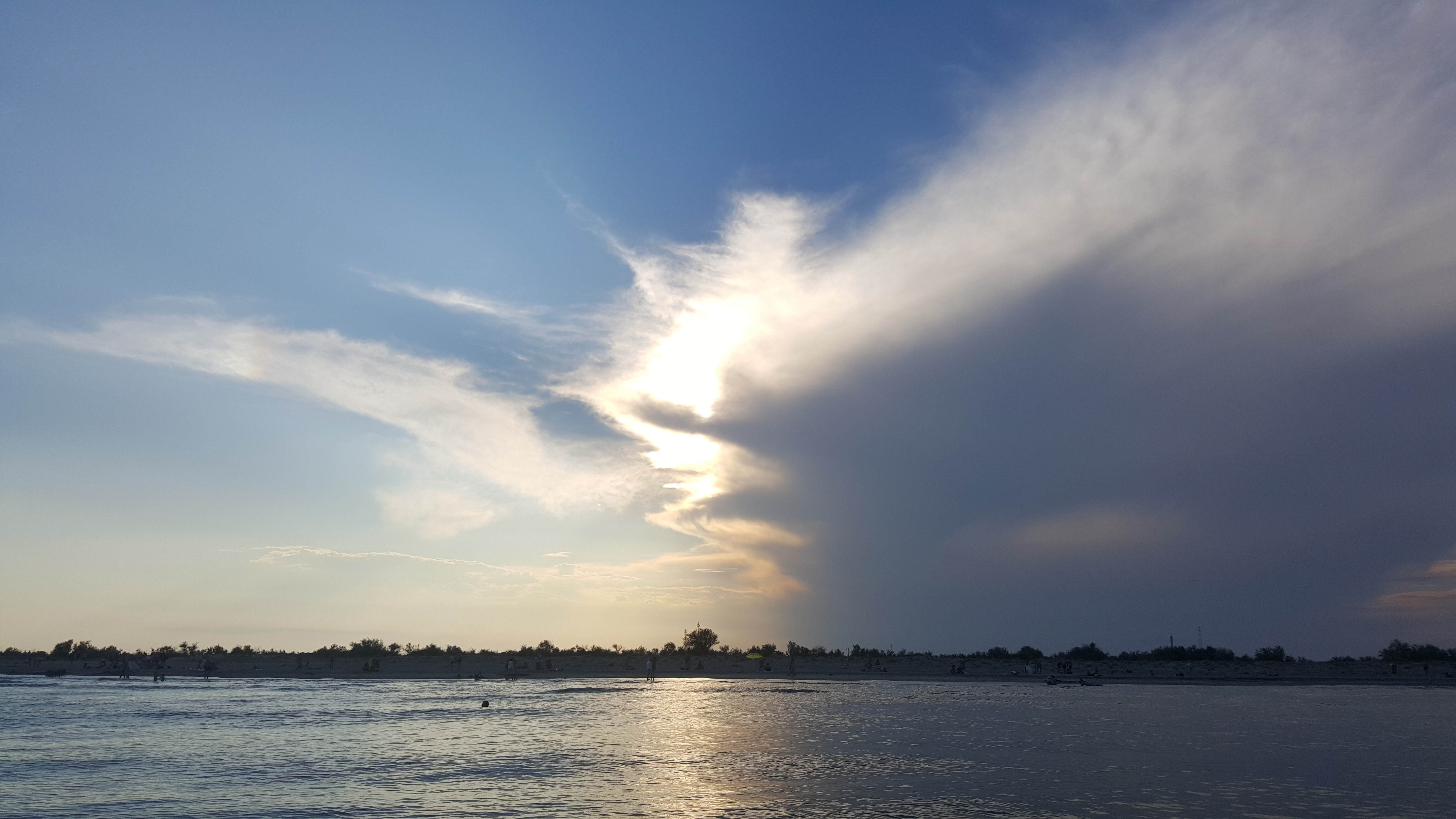 Inainte de furtuna in Delta Dunarii